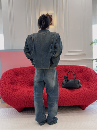 MAGDA BUTRYM - DENIM JACKET in Vintage  Bue