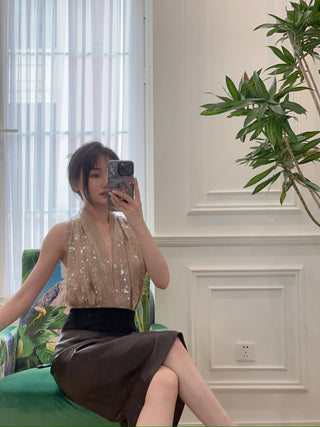 16ARLINGTON WILE MIDI SKIRT