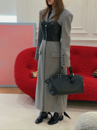 ROKH Corset detailed tailored coat