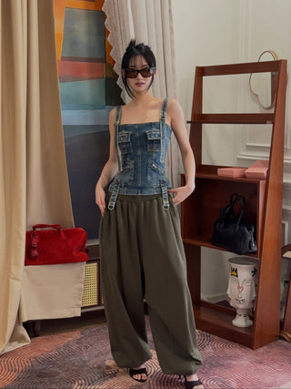 BLUMARINE DENIM TOP
