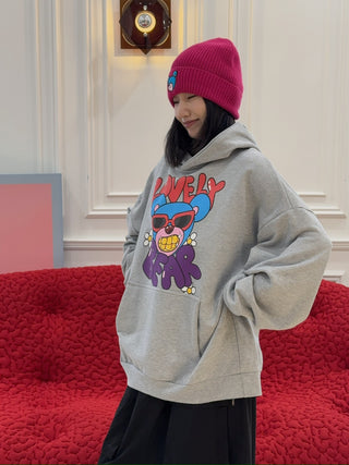 INBETWEENERS HOODIE UNISEX GRIGIO MELANGE