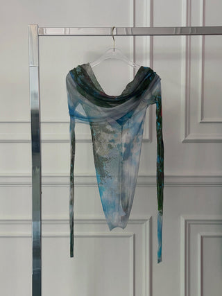 CHRISTOPHER ESBER LUCID VEILED TOP