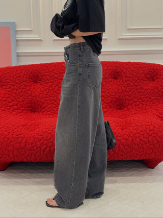 MM6 MAISON MARGIELA MID-RISE JEANS WITH SEAM-DETAILS