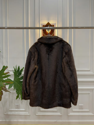 STAND BELINDA BLAZER DARK BROWN