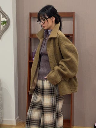 BLUMARINE - Knitted Polo Shirt in Violet