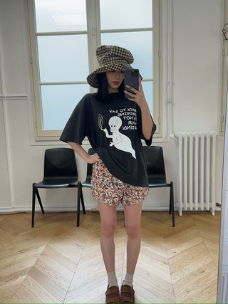 ASHLEY WILLIAMS - T-Shirt in Ghost
