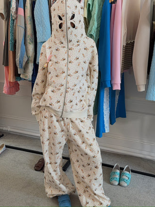 ASHLEY WILLIAMS - Joggers  in Peach Deer