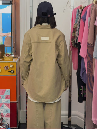 AERON - OVERSIZED SHIRT / DUNE