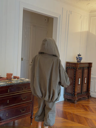 THE MANNEI - Oversized Jacket in Khaki