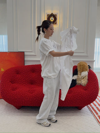 SPORTY & RICH - Polo Club T-Shirt in White