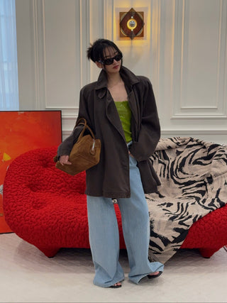 MAGDA BUTRYM - Denim Jacket in Brown