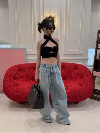 THE MANNEI - Denim Pants in Light Denim