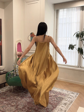 MÔNOT - CAMISOLE LONG TOP / GOLD