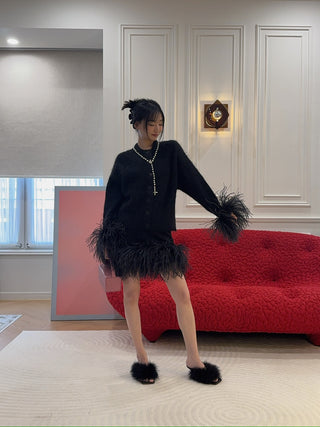 16ARLINGTON - Alena Cardigan in Mohair Knit