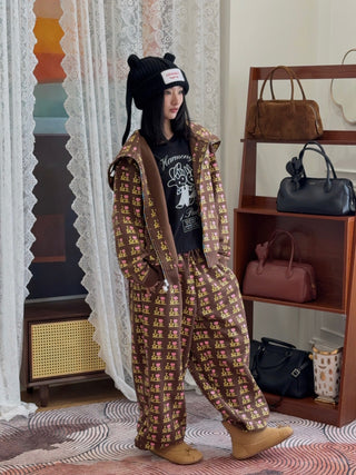 LOVERBOY - CHUNKY RABBIT BEANIE in Black
