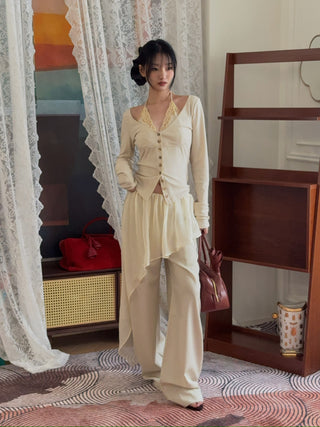 VAILLANT - Bolero Trousers in Oyster