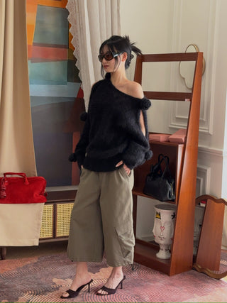 BLUMARINE KIMONO SWEATER
