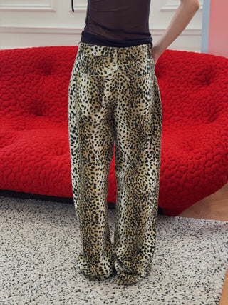 BLUMARINE PRINTED BOYFRIEND