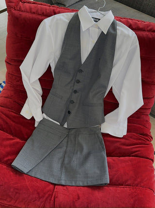 BONBOM TUCK SKIRT