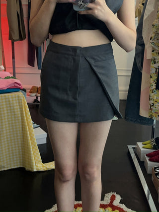 BONBOM TUCK SKIRT