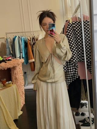 CHRISTOPHER ESBER  Triquetra Silk Blouse