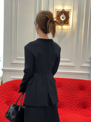 A.W.A.K.E. SINGLE-BREASTED CORSET JACKET