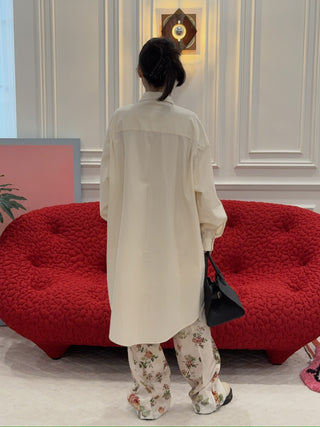MM6 MAISON MARGIELA - Shirt Dress in Off White