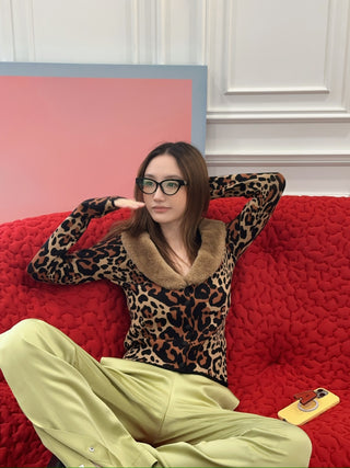 BLUMARINE LEO JACQUARD CARDIGA