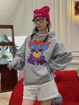 INBETWEENERS HOODIE UNISEX GRIGIO MELANGE