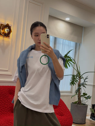 HOUSE OF SUNNY - Camp Tee in Vintage White