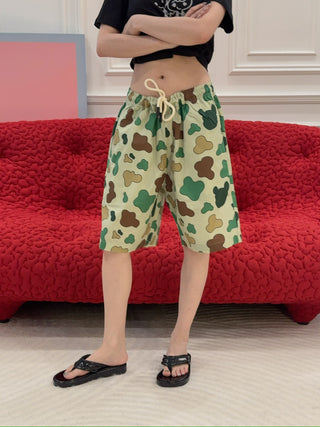 INBETWEENERS POPELINE SHORTS UNISEX MILITARY GREEN
