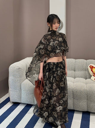 MAGDA BUTRYM - BLOUSE / BLACK PRINT