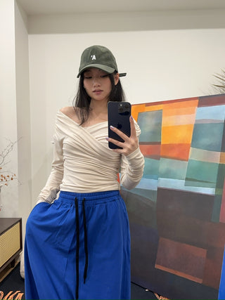 THE ANDAMANE - TRIXIE TOP - OFF SHOULDER DETAIL TOP