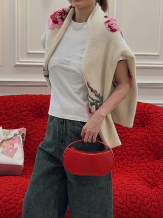 LUAR - MONOGRAM RIBBED TEE / WHITE