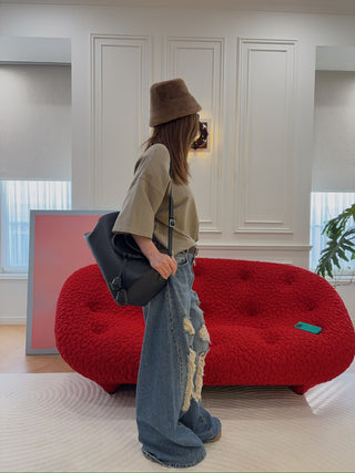 BLUMARINE - DENIM BOYFRIEND