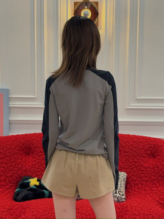 MARTINE ROSE - L/S SHRUNKEN T-SHIRT