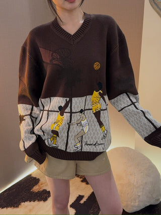 HOUSE OF SUNNY - Slam Dunk West in Dark Brown