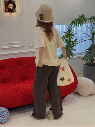 MM6 Maison Margiela OPEN PANTS BROWN