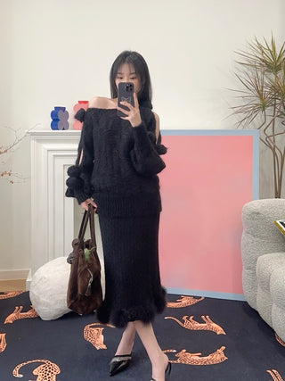 BLUMARINE KIMONO SWEATER