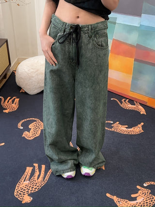 MM6 Maison Margiela NUMERIC DENIM TROUSERS