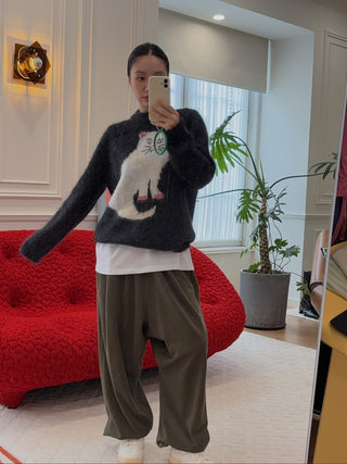 Magliano Gattone Mohair Knit Sweater