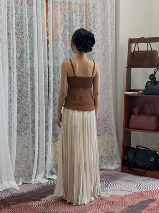 AYA MUSE - Aven Top in Rust Brown