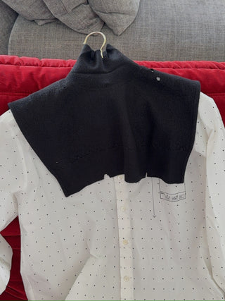 MM6 Maison Margiela  DISTRESSED STOLE black