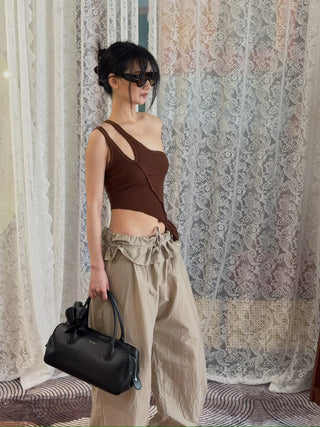 SAMI MIRO VINTAGE ASYMMETRIC ONE SHOULDER TANK