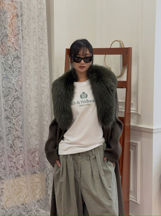 YVES SALOMON MANTEAU 119CM LIANE