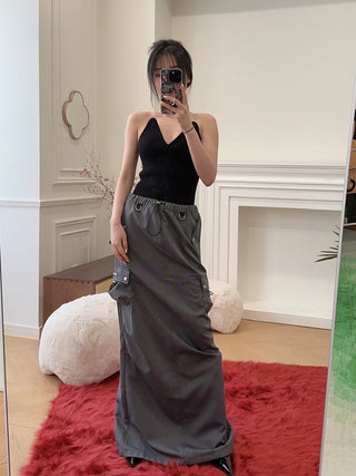 COPERNI TAILORED CARGO MAXI SKIRT