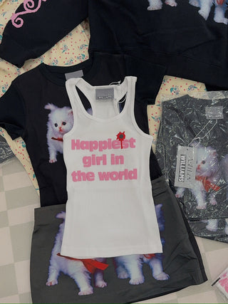 ASHLEY WILLIAMS - HAPPY VEST / WHITE