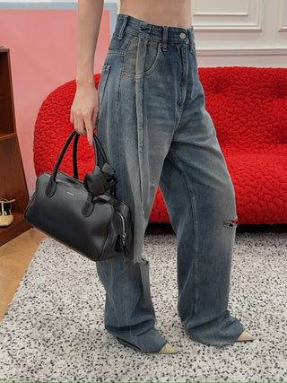 MM6 Maison Margiela Aged denim jeans