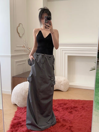 COPERNI TAILORED CARGO MAXI SKIRT