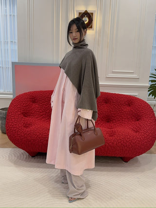 MAGDA BUTRYM -  Belted cotton trench coat in beige